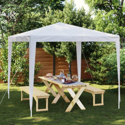 Vidaxl - Tente de réception 2,5x2,5 m Blanc