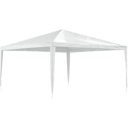 vidaXL Tente de réception 4x4 m blanc - TU