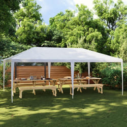 Vidaxl - Tente de réception 4x6 m Blanc