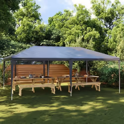 vidaXL Tente de réception professionnelle 4x6 m Anthracite 90 g/m² - TU
