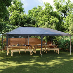 vidaXL Tente de réception professionnelle 4x6 m Anthracite 90 g/m² - TU