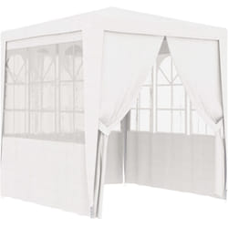 Vidaxl - Tente de réception avec parois latérales 2x2 m Blanc 90 g/m²