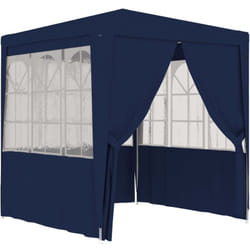 Vidaxl - Tente de réception avec parois latérales 2x2 m Bleu 90 g/m²