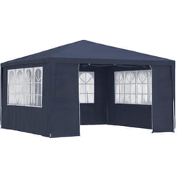 Vidaxl - Tente de réception avec parois latérales 4x4 m Bleu 90 g/m²