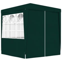 Vidaxl - Tente de réception avec parois latérales 2x2 m Vert 90 g/m²