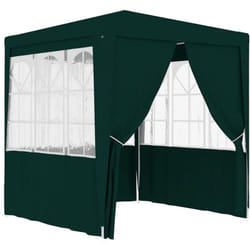 Vidaxl - Tente de réception avec parois latérales 2,5x2,5 m Vert 90 g/m²