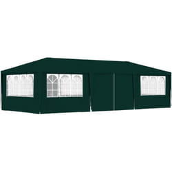 Vidaxl - Tente de réception avec parois latérales 4x9 m Vert 90 g/m²