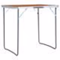 vidaXL Table pliable de camping Aluminium 60x45 cm