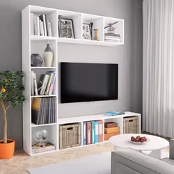 VidaXL 278788, Blanc, Bois, Bois, 1800 mm, 300 mm, 1800 mm