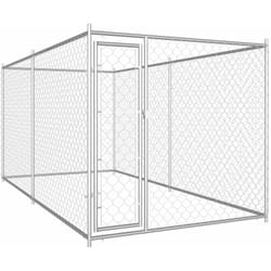 Chenil d'extérieur pour chiens 382x192x185 cm