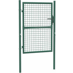 Vidaxl - Portail de clôture acier 100x125 cm vert