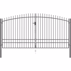 Ce portail de jardin formera une barrière pratique et en style contemporain, qui séparera votre jardin du monde extérieur. Tr ...