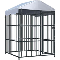 Vidaxl - Chenil d'extérieur avec toit pour chiens 150x150x210 cm