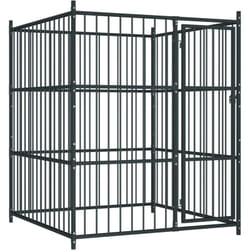 Vidaxl - Chenil d'extérieur pour chiens 150 x 150 x 185 cm