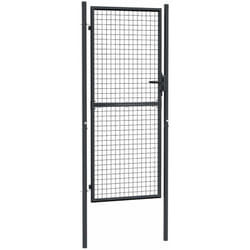 Vidaxl - Portail en maille de jardin Acier galvanisé 100 x 250 cm Gris
