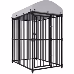 Offrez de la sécurité et du confort à votre chiot avec ce chenil d'extérieur. Cette niche pour chien polyvalente et robuste o ...