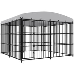Chenil extérieur avec toit 300x300x210 cm Vidaxl