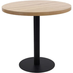 Table de bistro Marron clair 80 cm mdf Vidaxl