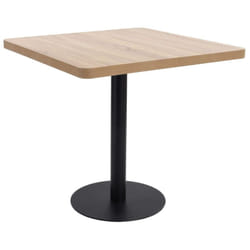 Vidaxl - Table de bistro marron clair 80x80 cm mdf