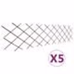 vidaXL Clôture en treillis de saule 5 pcs 180x60 cm - TU