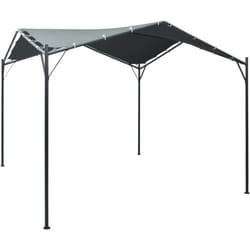 Vidaxl - Auvent tente belvédère 3x3 m Acier Anthracite