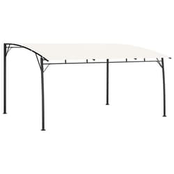 vidaXL Auvent pare-soleil de jardin 4x3x2,55 m Crème