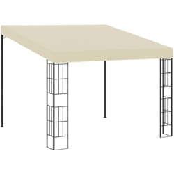 Vidaxl - Belvédère mural 3x3 m Crème Tissu