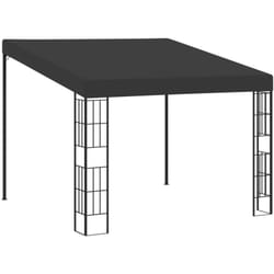 Vidaxl - Belvédère mural 3x3 m Anthracite Tissu