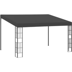 vidaXL Belvédère mural 3x4 m Anthracite Tissu