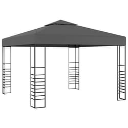 vidaXL Tonnelle de jardin 3 x 3 m Anthracite - TU