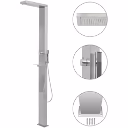 Notre système de panneaux de douche multifonctionnel a un design élégant et sera un excellent supplément à votre jardin et vo ...