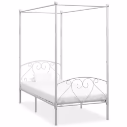 Description générale Donnez un aspect élégant et classique à votre chambre à coucher avec notre cadre de lit à baldaquin en m ...