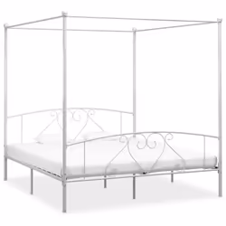 Description générale Ajoutez un aspect élégant et classique à votre chambre à coucher avec notre cadre de lit à baldaquin en ...