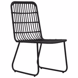 VidaXL 48584 chaise d'extérieur Terrace Polyuréthane, Acier Noir