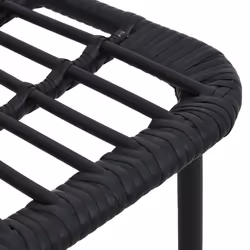VidaXL 48584 chaise d'extérieur Terrace Polyuréthane, Acier Noir - Vue supplémentaire 7