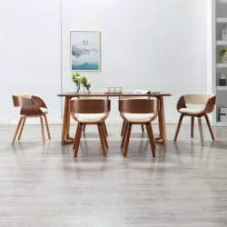 vidaXL Chaises - Similicuir - Lot de 6
