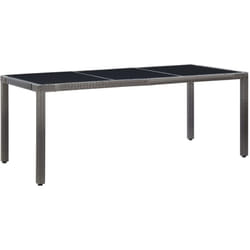 Vidaxl - Ensemble à manger d extérieur 9 pcs Résine tressée Gris