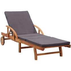 VidaXL 46026 chaise d'extérieur Linge Siège rembourré Polyester Gris