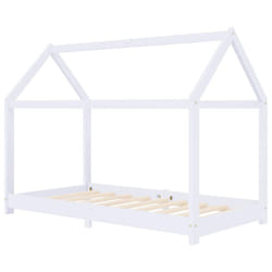 VidaXL 283349 Lit pour enfant Blanc Bois