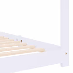 VidaXL 283349 Lit pour enfant Blanc Bois - Vue supplémentaire 7