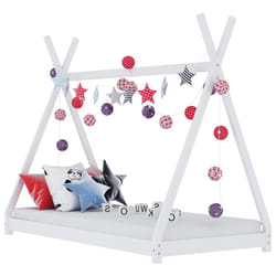 VidaXL 283358 Lit pour enfant Blanc Bois