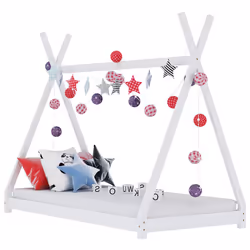 VidaXL 283360, Blanc, Bois, 90 x 200 mm, 1 pièce(s)