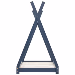 VidaXL 283361 Lit pour enfant Gris Bois - Vue supplémentaire 4