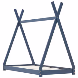 VidaXL 283363 Lit pour enfant Gris Bois