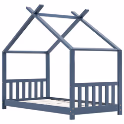 VidaXL 283371 Lit pour enfant Gris Bois