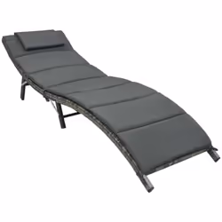 Cette chaise longue de haute qualité est idéale pour passer une après-midi de détente dans le jardin ou sur la plage. Faite d ...
