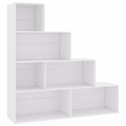 VidaXL 800657, Blanc, 6 étagères, Bois, Bois, 1550 mm, 240 mm