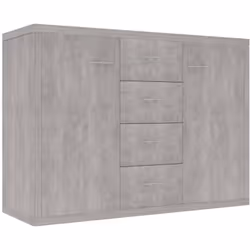 Avec un charme minimaliste, ce buffet satisfera vos différentes exigences et sera un complément idéal dans votre pièce. Matér ...