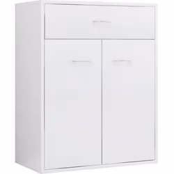 Description générale Ce buffet au design minimaliste est une solution pratique et élégante pour votre intérieur. Avec ses 2 p ...