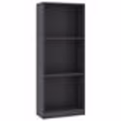 vidaXL Bibliothèque à 3 niveaux gris 40x24x109 cm bois d'ingénierie - TU